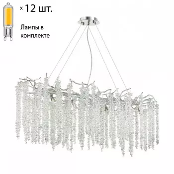 Подвесная люстра с лампочками Odeon 5004/12+Lamps