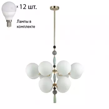 Подвесная люстра с лампочками Odeon 5405/12+Lamps