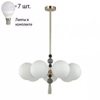 Подвесная люстра с лампочками Odeon 5405/7+Lamps