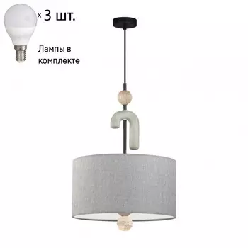 Подвесная люстра с лампочками Odeon 5410/3+Lamps