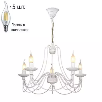 Подвесная люстра с лампочками от Lustrof Четау 2164-519112