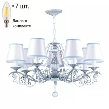 Подвесная люстра с лампочками от Lustrof Элиса 2130-519212