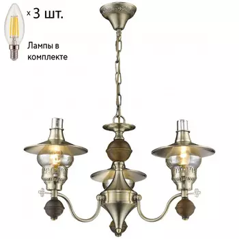 Подвесная люстра с лампочками Velante 305-503-03+Lamps