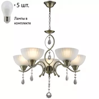 Подвесная люстра с лампочками Velante 717-503-05+Lamps