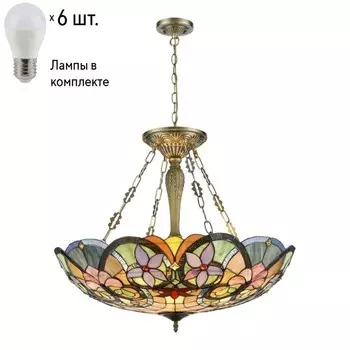 Подвесная люстра с лампочками Velante 818-807-06+Lamps E27 P45