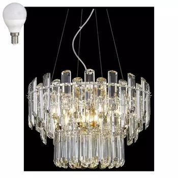 Подвесная люстра с лампочками Wertmark WE107.09.303+Lamps