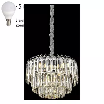 Подвесная люстра с лампочками Wertmark WE130.05.103+Lamps