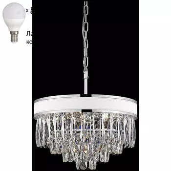 Подвесная люстра с лампочками Wertmark WE136.08.103+Lamps