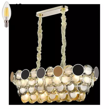 Подвесная люстра с лампочками Wertmark WE141.12.303+Lamps