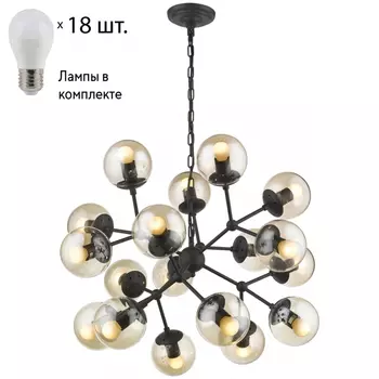 Подвесная люстра с лампочками Wertmark WE236.18.023+Lamps