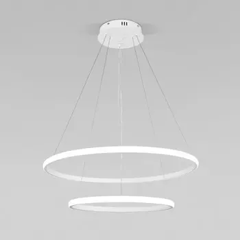 Подвесная люстра с пультом ДУ Eurosvet Collars 90264/2 белый