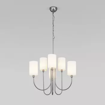 Подвесная люстра с тканевыми абажурами Eurosvet Abbey 60164/6 (a065747)