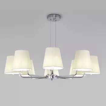 Подвесная люстра с тканевыми абажурами Eurosvet Amaretto 60155/8 (a065003)