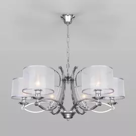 Подвесная люстра с управлением по Wi-Fi Eurosvet Fabiola 60124/6 хром Smart a053985