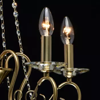 Подвесная люстра со светодиодными лампочками E14, комплект от Lustrof. №178592-667993