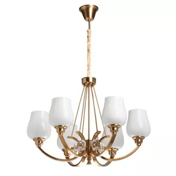 Подвесная люстра со светодиодными лампочками E27, комплект от Lustrof. №367764-673891