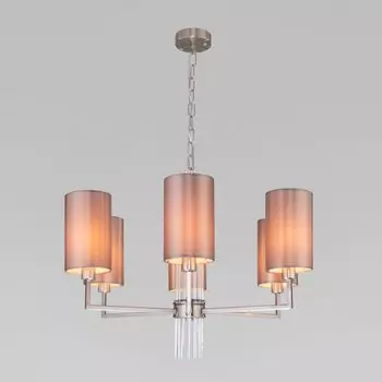 Подвесная люстра Soffio Eurosvet 60134/6 никель