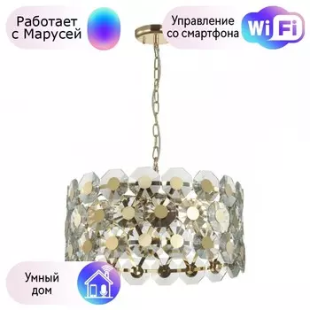 Подвесная люстра Tokata Odeon Light с поддержкой Маруся 4974/6-М