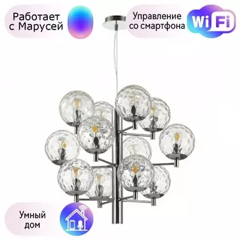 Подвесная люстра Verasa Odeon Light с поддержкой Маруся 4982/12-М