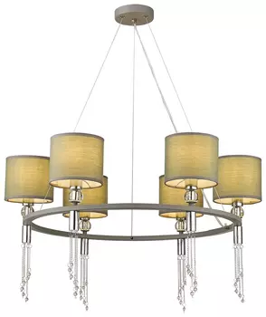 Подвесная люстра в гостиную с 6 LED лампами. Комплект от Lustrof №310000-709264