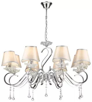 Подвесная люстра в гостиную с 8 LED лампами. Комплект от Lustrof №372322-709252