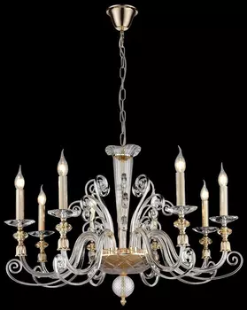 Подвесная люстра в гостиную с 8 LED лампами. Комплект от Lustrof №277144-709048