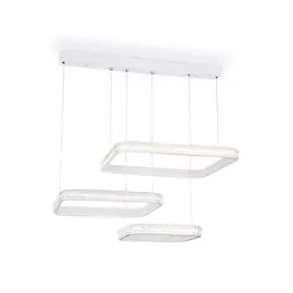 Подвесная светодиодная диммируемая люстра с пультом ДУ Ambrella light FA6165 WH