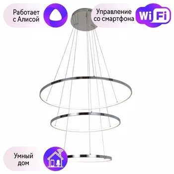 Подвесная светодиодная люстра Favourite Giro с поддержкой Алиса 2314-18P-A