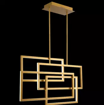 Подвесная светодиодная люстра Natali Kovaltseva Loft LED LAMPS 81128 GOLD