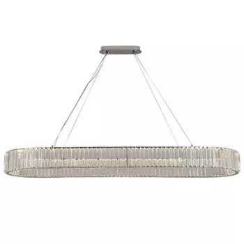 Подвесная светодиодная люстра Newport 8445/140 oval chrome М0065055