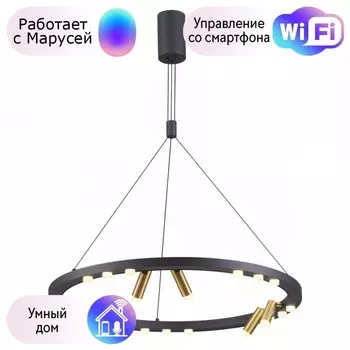 Подвесная светодиодная люстра Odeon Light Beveren с поддержкой Маруся 3918/63L-М