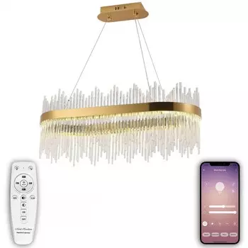 Подвесная светодиодная люстра с Bluetooth и пультом ДУ Natali Kovaltseva SMART НИМБЫ LED LAMPS 81264