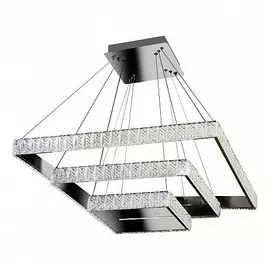 Подвесная светодиодная люстра с ПДУ iLedex Crystal ice MD7212-105B Хром