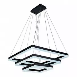 Подвесная светодиодная люстра с ПДУ iLedex Twins D0319-3 400 600 800 Черный