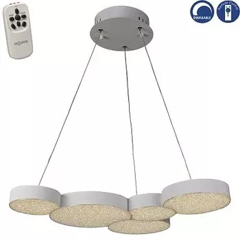 Подвесная светодиодная люстра с пультом ДУ Mantra Lunas 5762