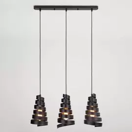 Подвесной светильник 50058/3 черный Eurosvet