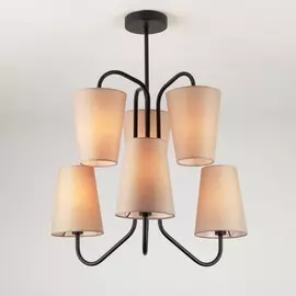 Подвесной светильник 70060/6 черный ЕВРОСВЕТ