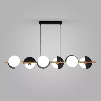 Подвесной светильник 70149/6 черный/латунь Eurosvet (a064821)