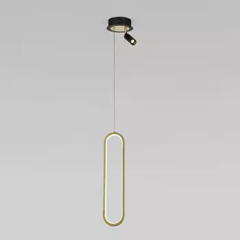 Подвесной светильник 90269/1 черный/золото Eurosvet (a060633)