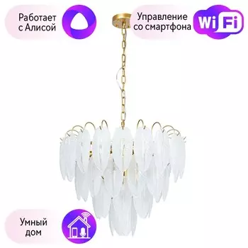 Подвесной светильник Arte Lamp EVIE с поддержкой Алиса A4052LM-12SG-A