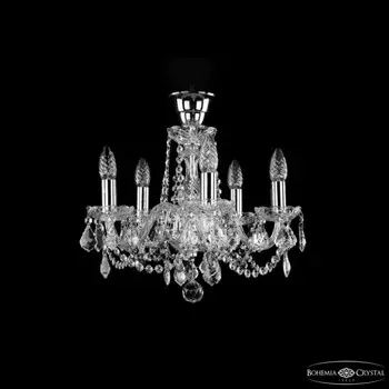 Подвесной светильник Bohemia Ivele Crystal 1402 1402/5/141 Ni Leafs Tube