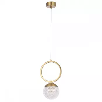 Подвесной светильник Crystal Lux Carolina SP1 V1 BRASS