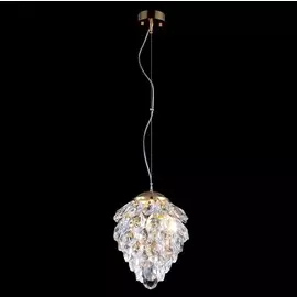 Подвесной светильник Crystal Lux CHARME SP2 GOLD/TRANSPARENT