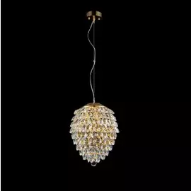 Подвесной светильник Crystal Lux CHARME SP4 GOLD/TRANSPARENT