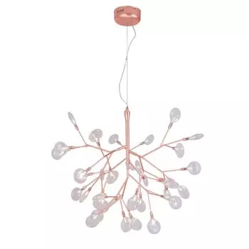 Подвесной светильник Crystal Lux EVITA SP36 COPPER/TRANSPARENT