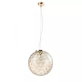 Подвесной светильник Crystal Lux MAYO SP1 D300 GOLD/AMBER