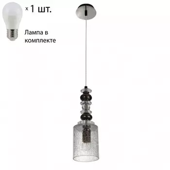 Подвесной светильник Crystal Lux с лампочкой Mateo SP1+Lamps E27 P45
