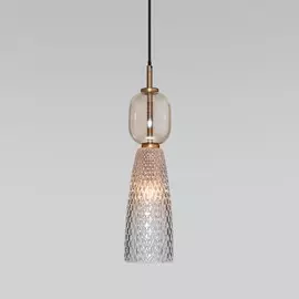 Подвесной светильник Eurosvet Glossy 50211/1 янтарный (a054566)