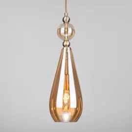 Подвесной светильник Eurosvet Ilario 50202/1 янтарный (a051706)