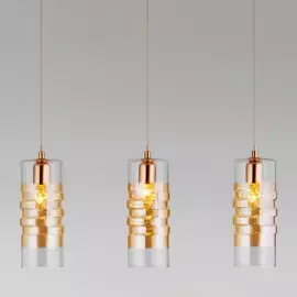 Подвесной светильник Евросвет Block 50185/3 золото a046307